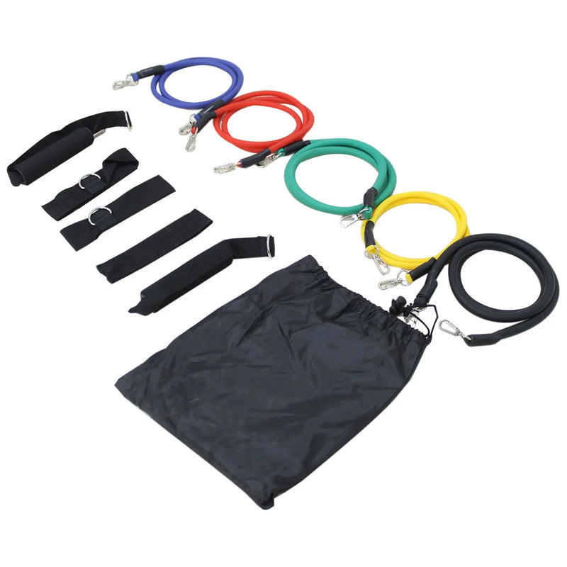 Kit 11 Elastics Extenders Functional Workout Gym Gym Gynastica Fitness Fitness Exercises Muscles Development